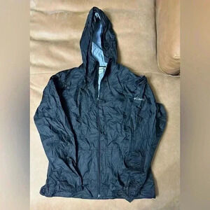 Women’s Columbia Black Windbreaker Jacket Size Medium